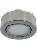 12V 1.8W LED Puck Light - 105 Lumens - Opal Lens - Chrome Finish - Surface or Recessed Mounted - Liteline UCP-LED1-CH